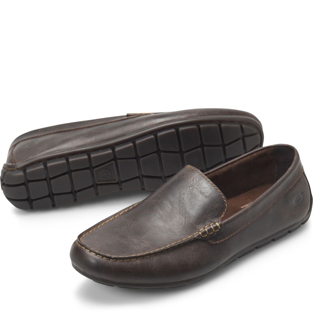 Born Allan Slip-Ons Dark Sea Lion Product ID-5m1AIb4h