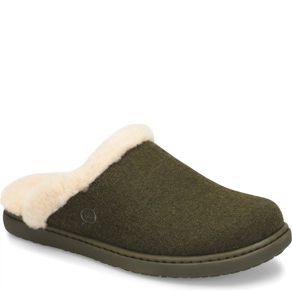 Born Zoe Slippers Dark Military Wool Combo Product ID-6Rtfey15 Born Zoe Slippers Dark Military Wool Combo Product ID-6Rtfey15