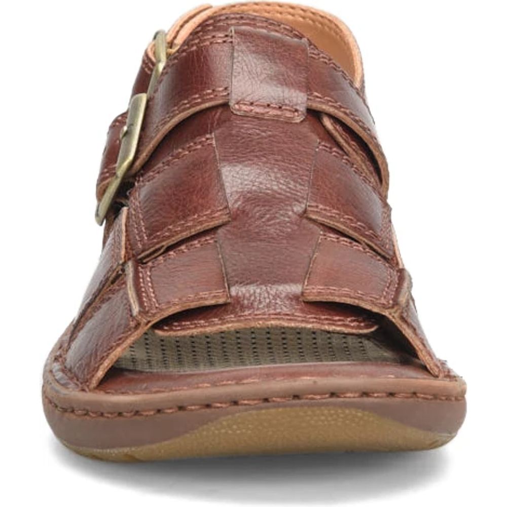 Born Miguel Sandals Dark Tan Bourbon Product ID-Dyc3xL7r