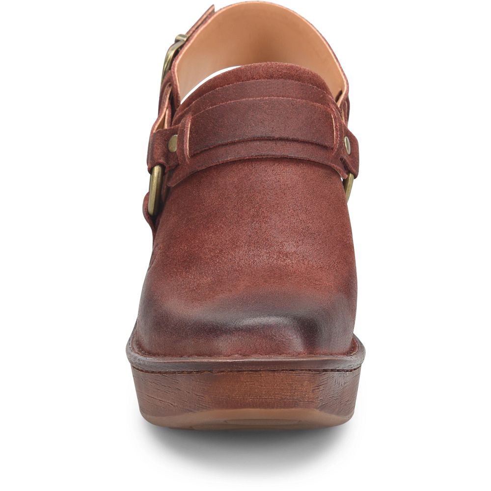 Born Hudson Clogs Dark Brick Distressed Product ID-GmbIfudK Born Hudson Clogs Dark Brick Distressed Product ID-GmbIfudK