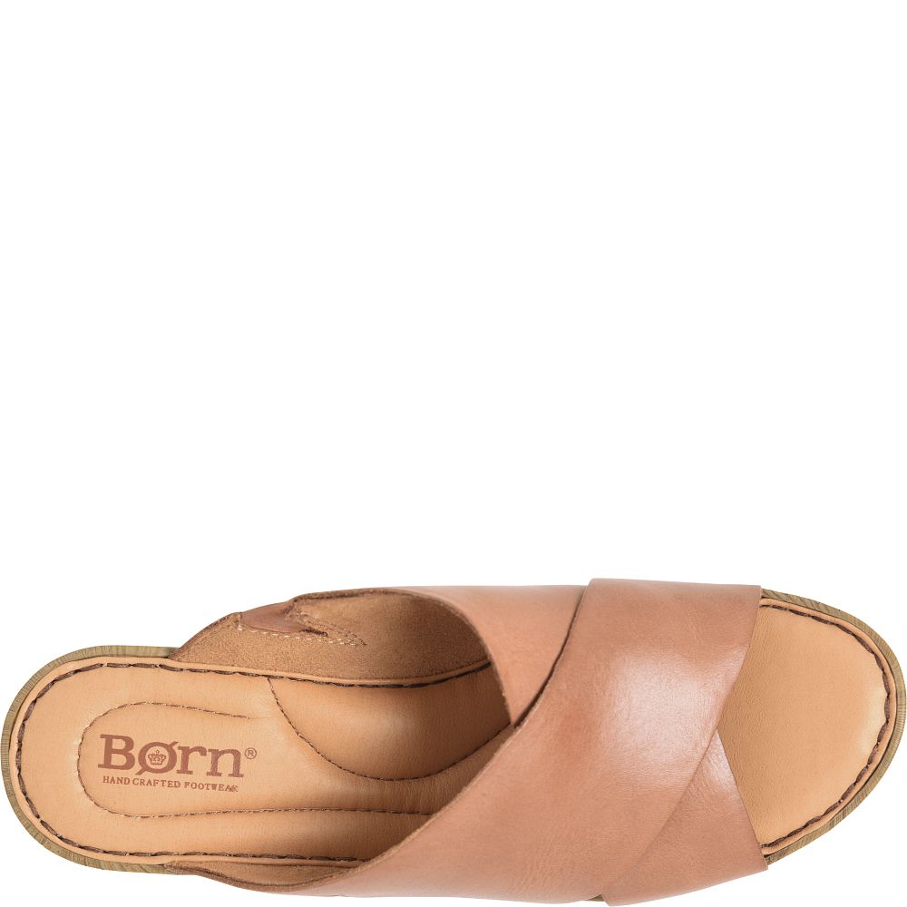 Born Pavia Sandals Brown Almond Product ID-HMT6v6uH