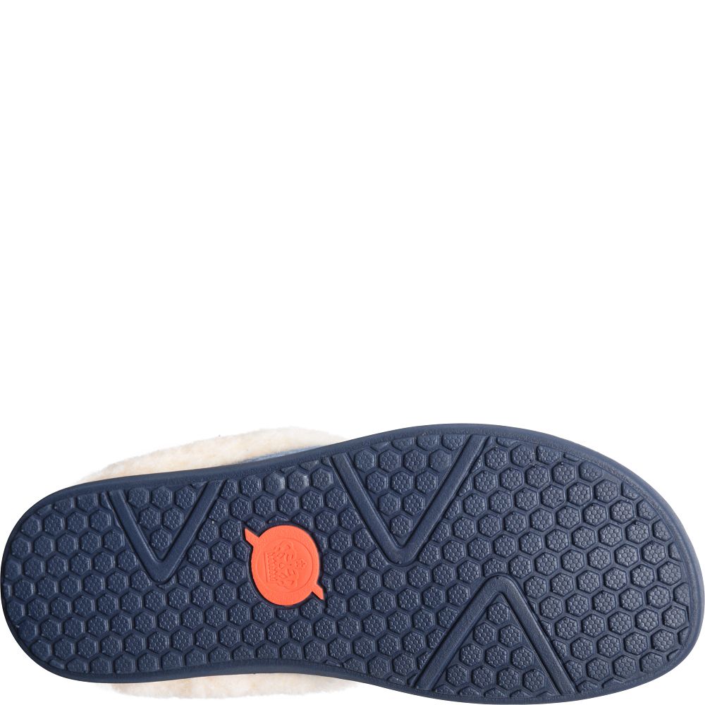 Born Ali Slippers Blue Plaid Wool Product ID-JqQx4GxM