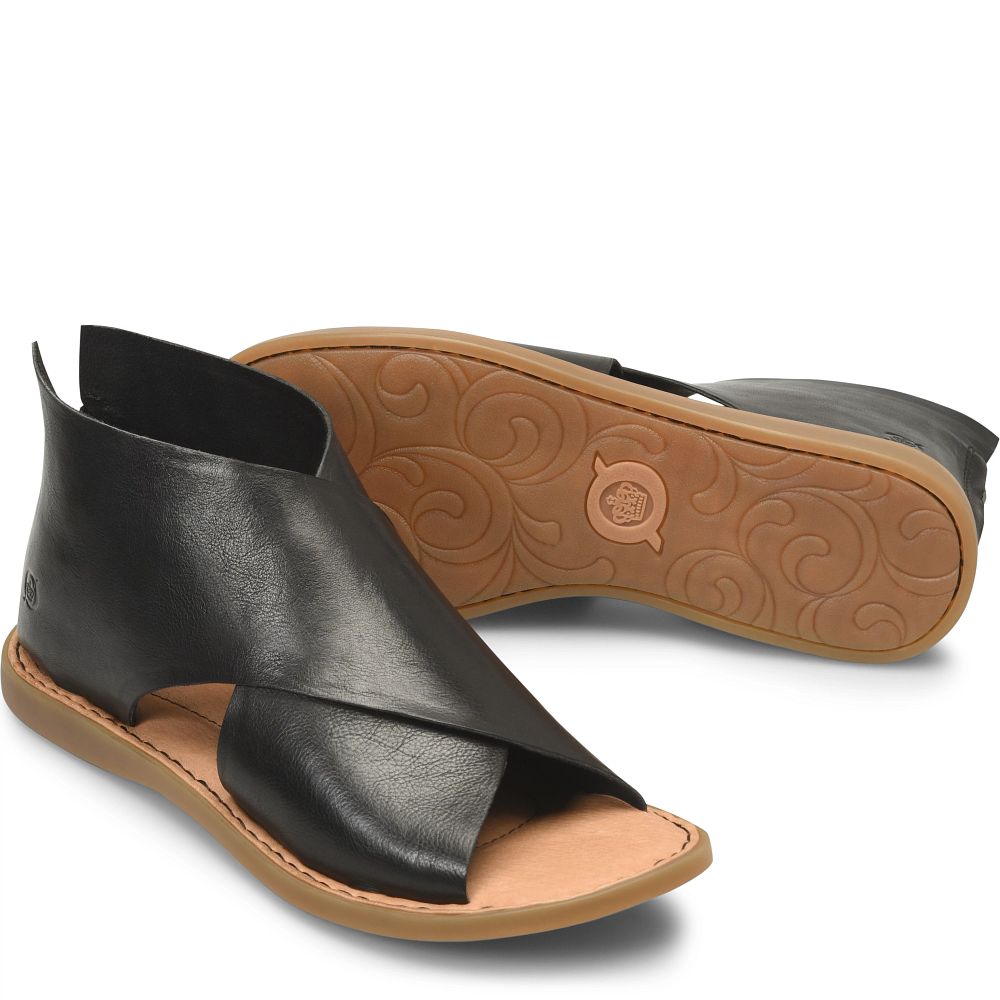 Born Iwa Sandals Black Natural Sole Product ID-LdkbM2gn