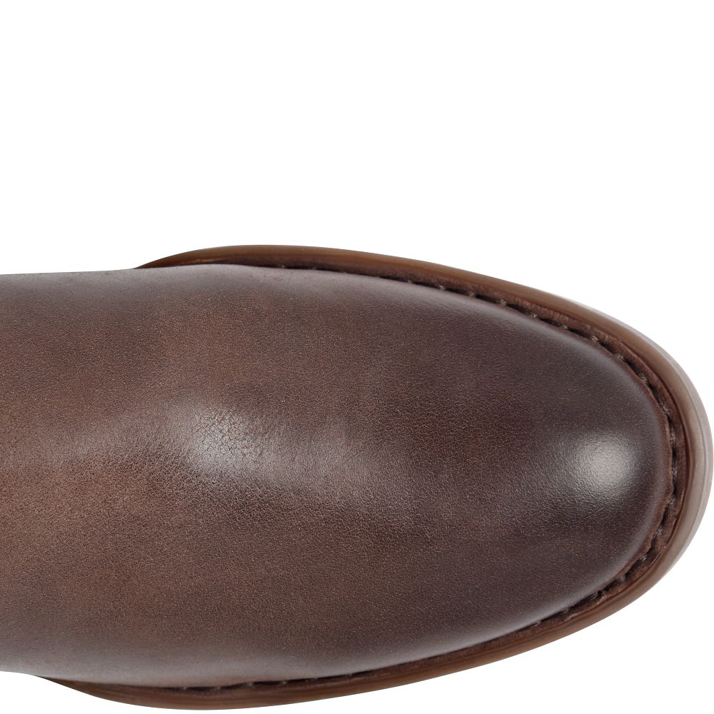 Born Saddler - Extended Calf Boots Chocolate Product ID-Q66JZa0m Born Saddler - Extended Calf Boots Chocolate Product ID-Q66JZa0m