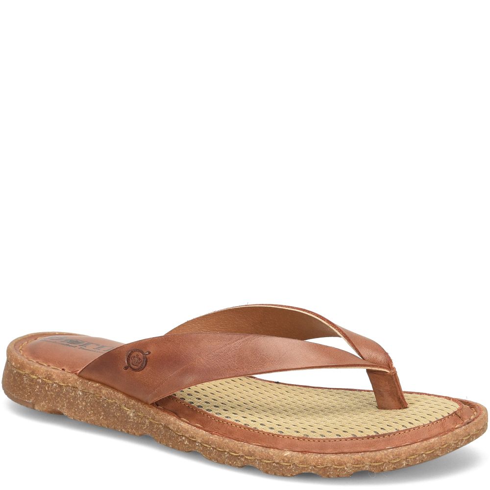 Born Bora Basic Sandals Light Brown Product ID-dmCIrRPA
