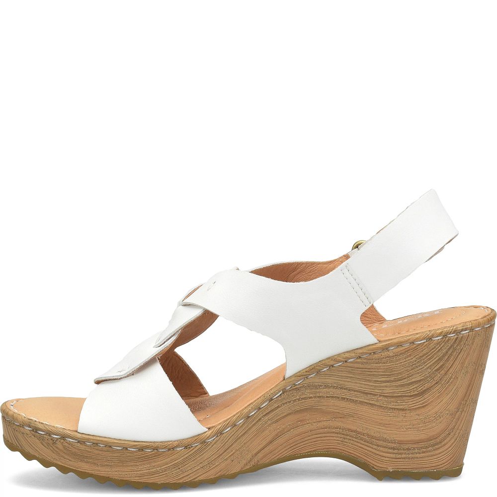 Born Nina Sandals White Product ID-dzzlTjK8