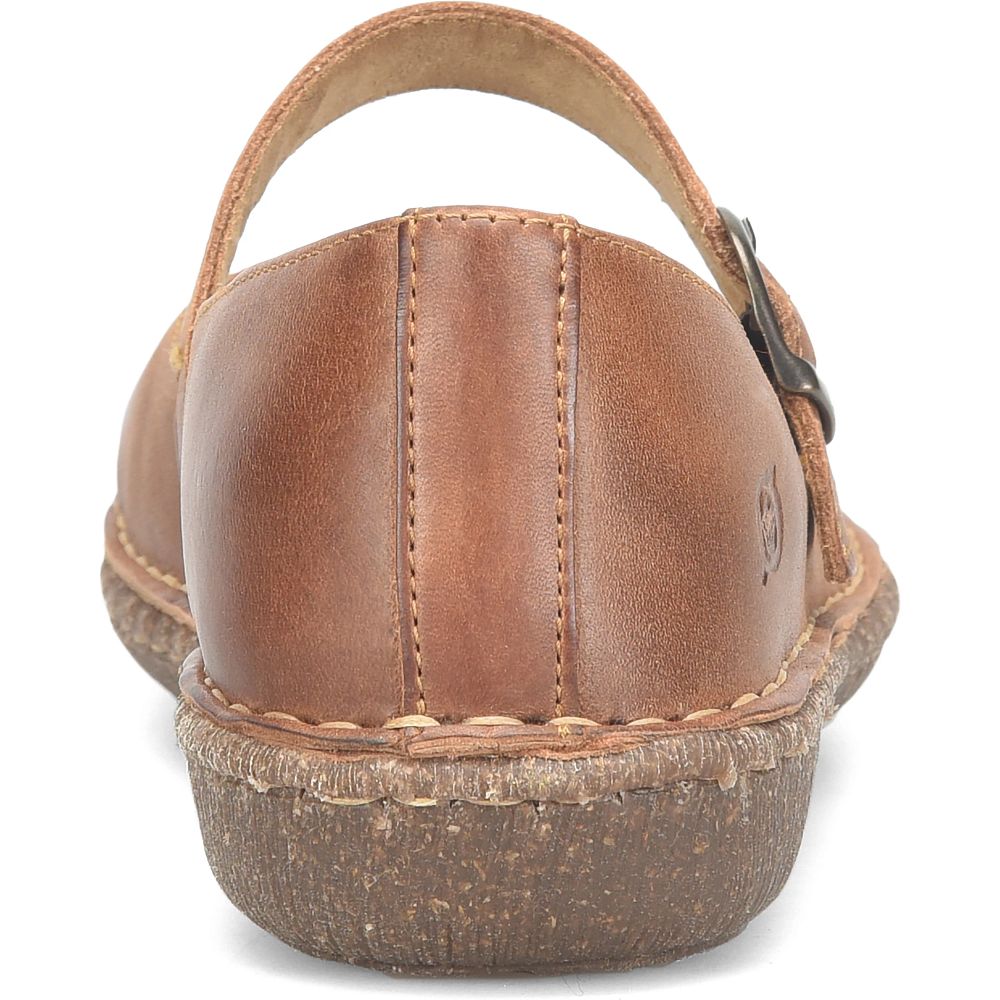 Born Mary Jane Basic Slip-Ons Maple Brown Product ID-f0Q7qM4u