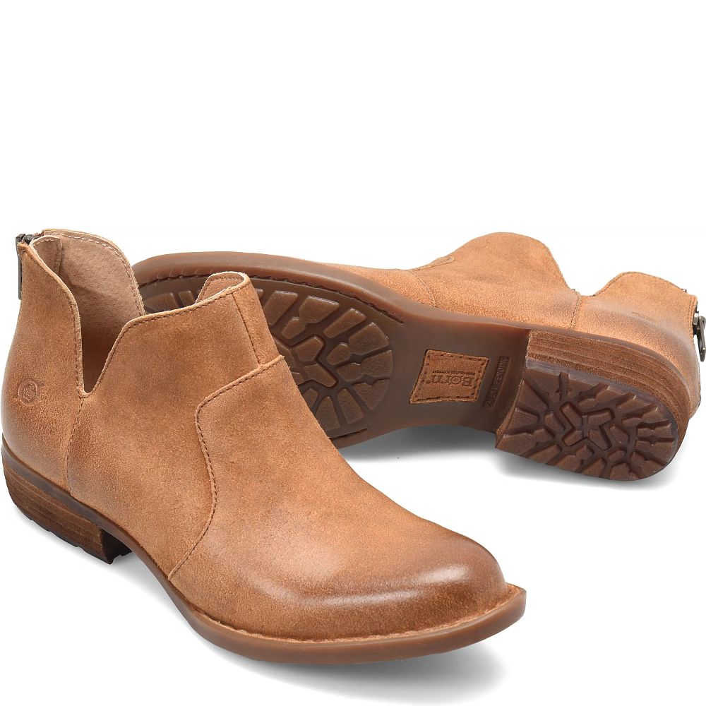 Born Kerri Boots Tan Camel Distressed Product ID-kX2lPkhS