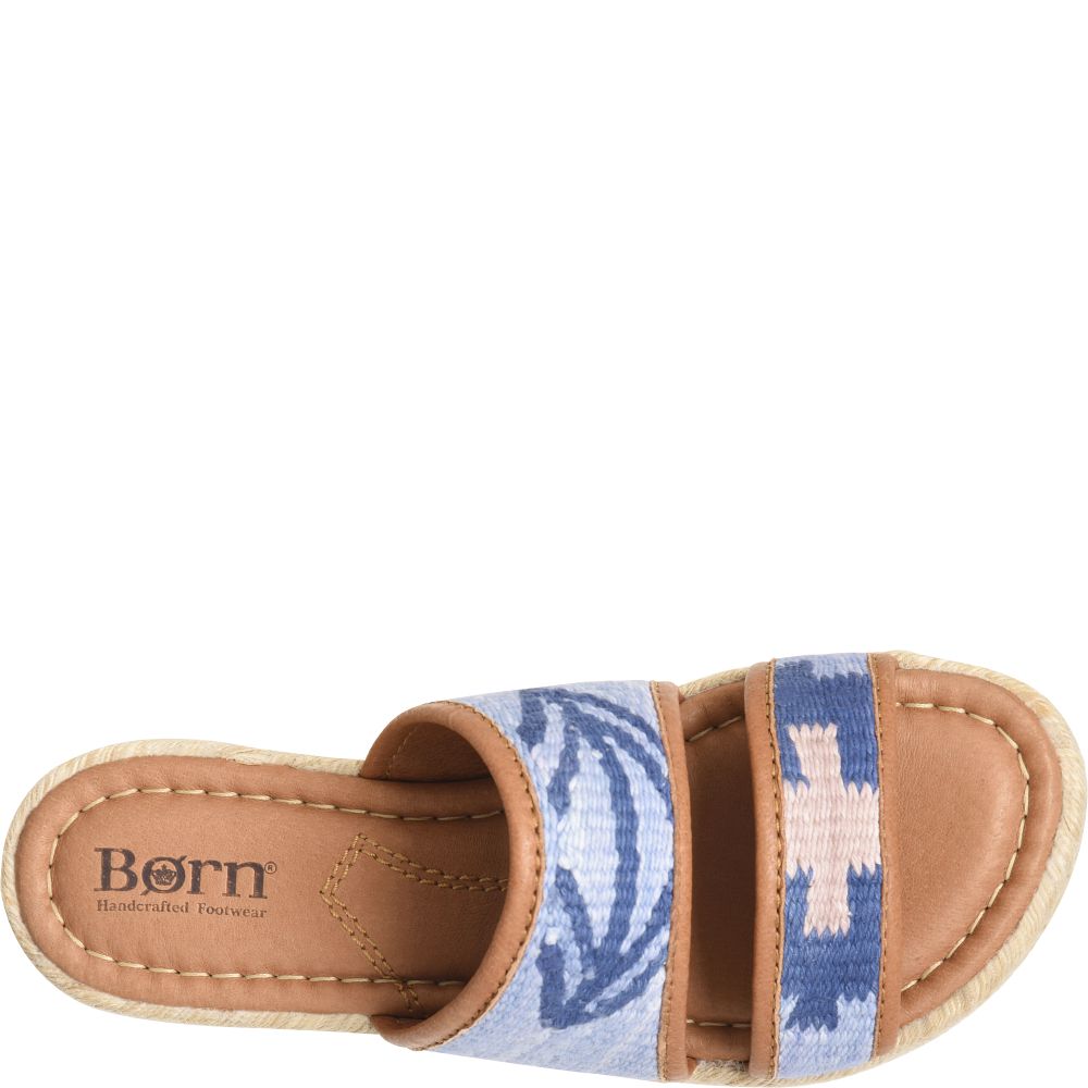 Born Ellie Sandals Blue Fabric Product ID-nCuO1nng Born Ellie Sandals Blue Fabric Product ID-nCuO1nng