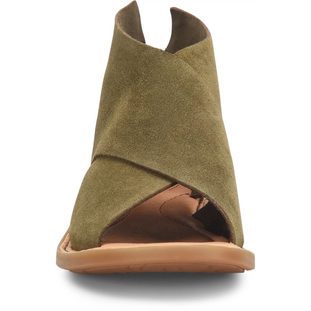 Born Iwa Sandals Army Green Suede Product ID-ogjDXtkM