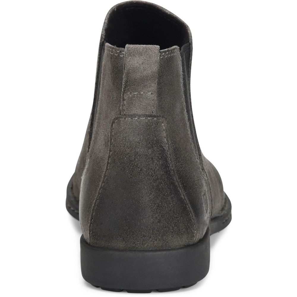 Born Shane Boots Dark Grey Catrame Suede Product ID-pVV3MsR0