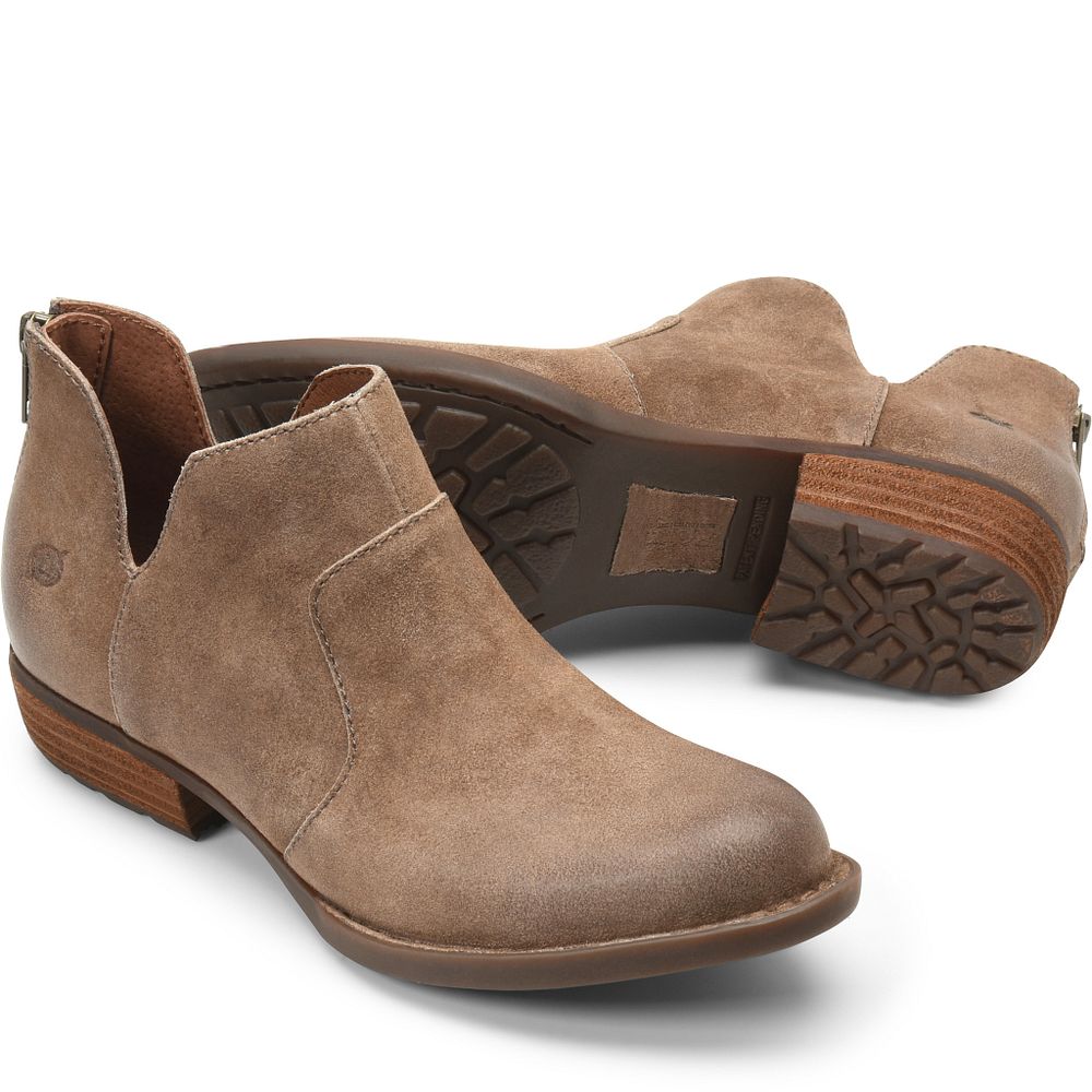 Born Kerri Boots Taupe Distressed Product ID-qMyHY34O