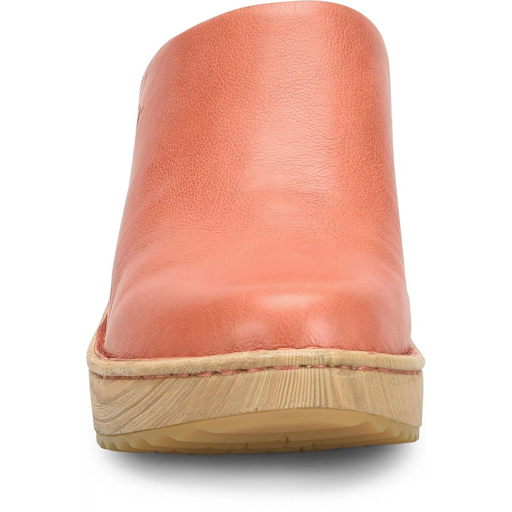 Born Natalie Clogs Rust Cayenne Product ID-svjrBbo8