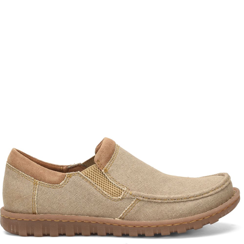 Born Gudmund Canvas Slip-Ons Natural Canvas Product ID-ypZQxKeR